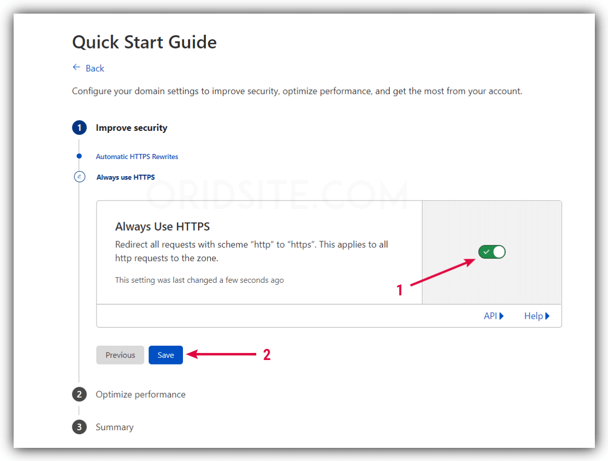 ضبط إعدادات Always Use HTTPS - شرح Cloudflare