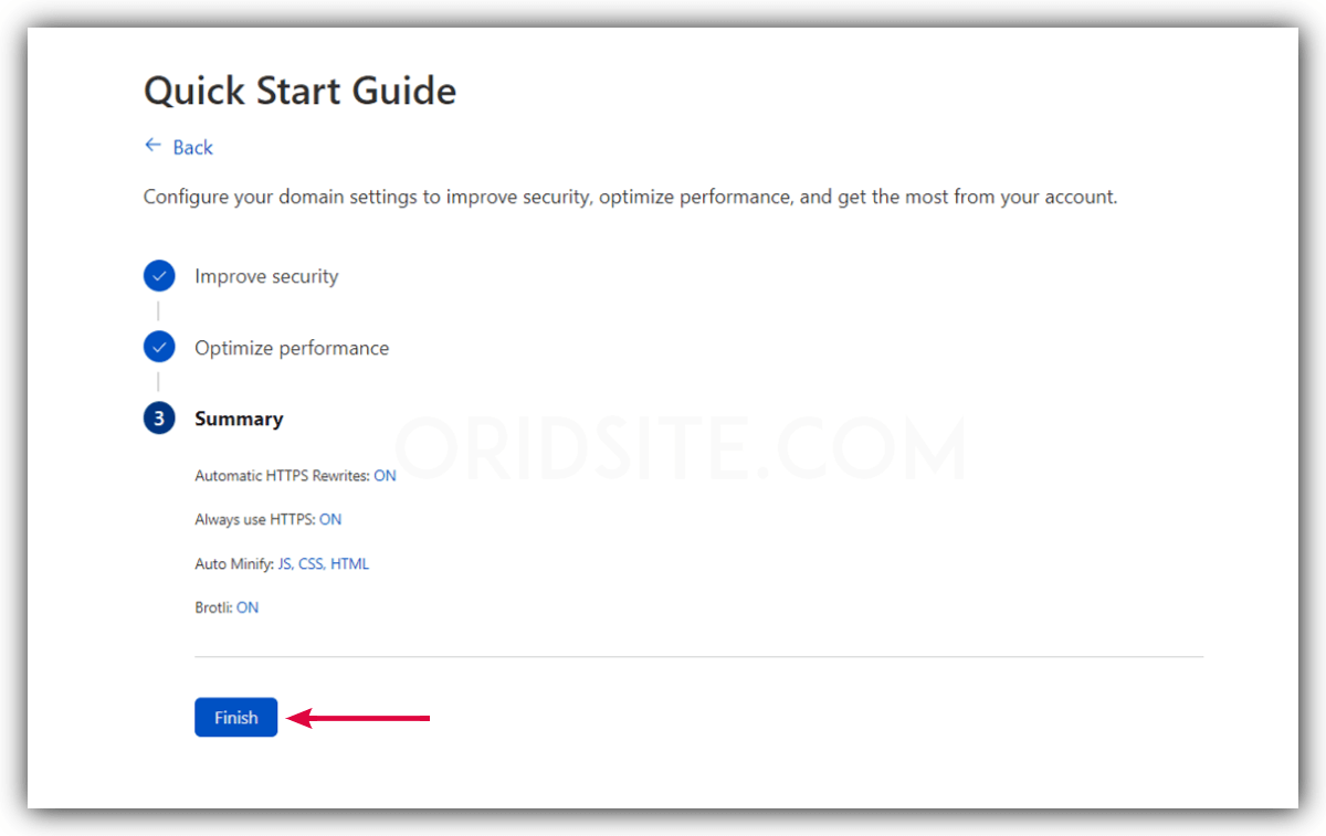 شرح إعدادات cloudflare