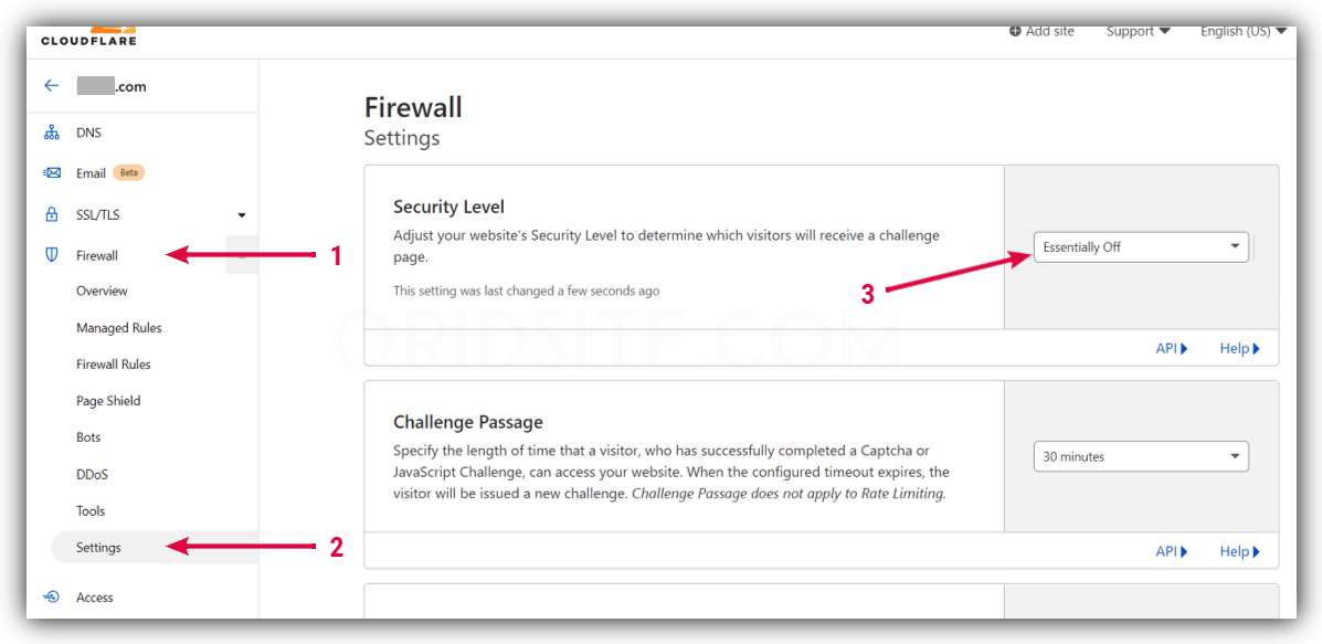 إعدادات Firewall - شرح إعدادات cloudflare الإضافية