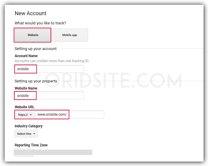 انشاء حساب Google Analytics