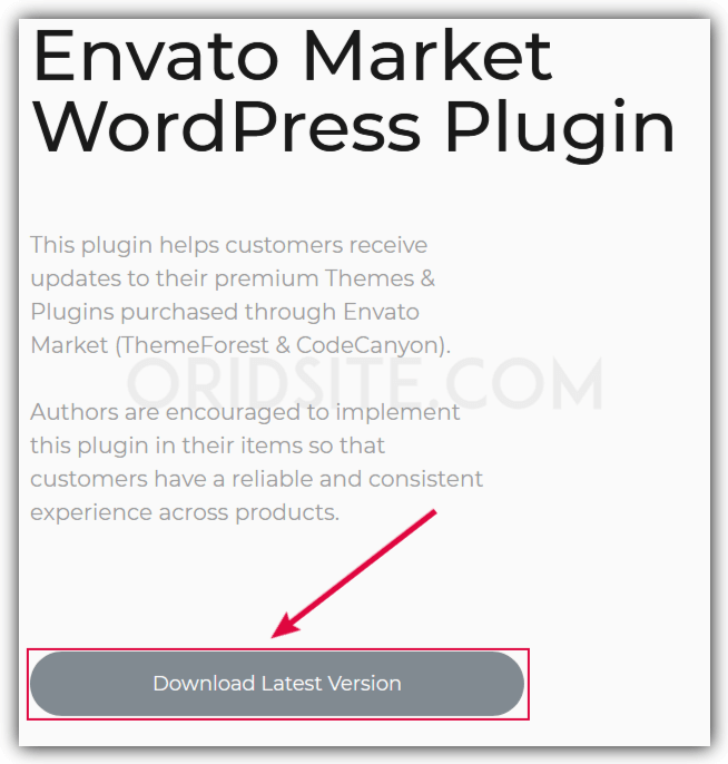 تحميل اضافة Envato Market WordPress Plugin