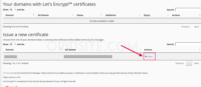 تثبيت SSL على استضافة FastComet