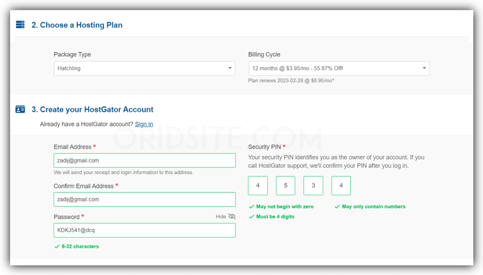 حجز دومين مجاني .com أو .net