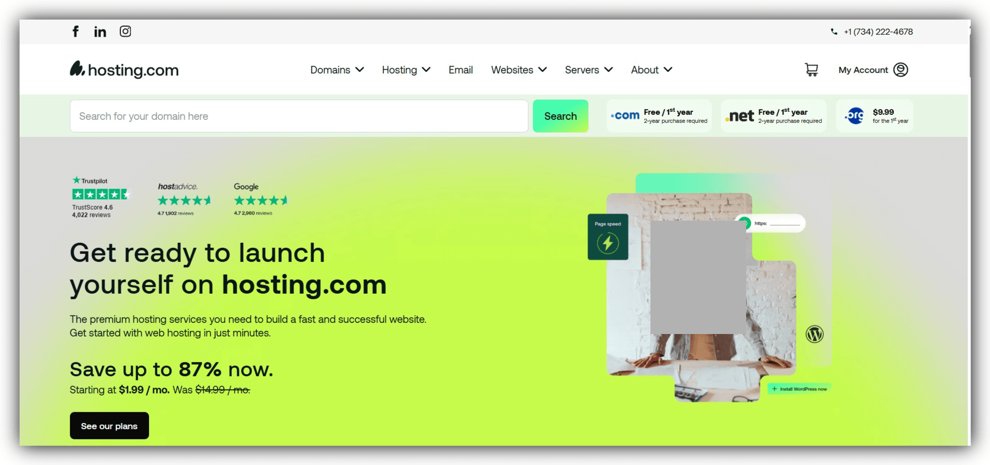 استضافة Hosting.com (A2 hosting سابقا) - ارخص استضافه